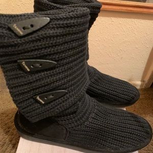 Bear Paw Knit Boots